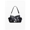 Desigual Borsa bowling effetto pelle lettere media