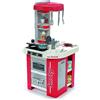 Smoby- Cucina Studio Bubble Red,7600311055, +3 anni, 26 accessori, effetto acqua che bolle, colore rosso, made in France