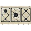Smeg SRV896POGH piano cottura Crema Da incasso 90 cm Gas 5 Fornello(i) GARANZIA ITALIA