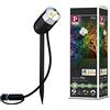 Paulmann 94283 Plug & Shine LED apparecchio per esterni ZigBee Spot Pike RGBW incl. 1 lampada da 4,5 Watt dimmerabile IP44 antracite illuminazione da giardino plastica bianco caldo 3000 K