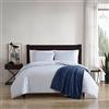 Eddie Bauer - Set copripiumino doppio, set di biancheria da letto in cotone con federe abbinate, casual Home D cor (blu navy a righe, doppio)