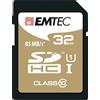 Emtec 32GB Scheda SD Emtec SDHC Classe 10 Gold + Kartenblister [ECMSD32GHC10GP]
