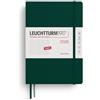 LEUCHTTURM1917 372783 - Agenda giornaliera Dotted Medium (A5) 2026, verde foresta, inglese
