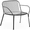 Kartell - Poltrona bassa HiRay - Nero - Acciaio galvanizzato verniciato - Designer Ludovica & Roberto Palomba