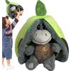 Generico Peluche Di Sonno Antistress - Animale Addormentato Con Luci Musicali | Peluche Respirante Per I Bambini | Asinelli Di Pupazzo Realistici Che Respirano Con Musica E Luci | Realistico Per Bambini