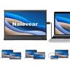 Naievear Monitor portatile, 15,6 pollici 1080P FHD IPS Laptop Extender Monitor con HDMI/Type-C/Usb-C, per laptop/pc/Mac/PS3/4/5/Xbox/telefono (15,6 pollici)