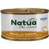 Natua KIT 12x Natua Natural Jelly Pollo e Carote 85g per Gatti - 85 g, 12 pezzi - PREZZO A CONFEZIONE