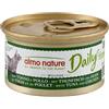 Almo Nature KIT 6x Almo Nature Daily Mousse con Tonno e Pollo per Gatti 85gr - 85 g, 6 pezzi - PREZZO A CONFEZIONE