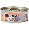 Monge KIT 12x Monge Delicate Pollo Patate e Carote per Gatti 80gr - 80 g, 12 pezzi - PREZZO A CONFEZIONE