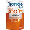 Monge Bocconcini Grill con Anatra per Cani Senior - 100 g, Singola