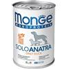 Monge KIT 12x Monge Monoprotein Solo Anatra per Cani - 400 g, 12 pezzi - PREZZO A CONFEZIONE
