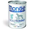 Monge Monoprotein Solo Tonno Umido per Cani 400gr - 400 g, 6 pezzi