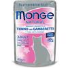 Monge KIT 6x Monge Natural Adult Tonno e Gamberetti Busta - 80 g, 6 pezzi - PREZZO A CONFEZIONE