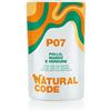 Natural Code KIT 12x Natural Code Pollo, Manzo e Verdure per Gatti - 70 g, 12 pezzi - PREZZO A CONFEZIONE