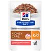 Hill's Prescription Diet Hill's k/d con Salmone Prescription Diet Feline Umido in Busta - 85 g, Singola