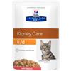 Hill's Prescription Diet KIT 12x Hill's k/d con Salmone Prescription Diet Feline Umido in Busta - 85 g, 12 pezzi - PREZZO A CONFEZIONE