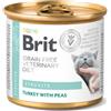 Brit Care Veterinary Diet Brit Veterinary Diet Struvite Tacchino e Piselli Umido per Gatti - 200 g, Singola