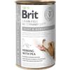 Brit Care Veterinary Diet Brit Veterinary Diet Joint & Mobility Aringa e Piselli Umido per Cani - 400 g, 12 pezzi