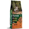 Monge BWild Grain Free Anatra e Patate Adult All Breeds per Cani - 12 Kg, Singola