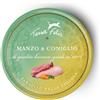 Terra Felis Manzo e Coniglio Adult Umido per Gatti - 80 g, Singola