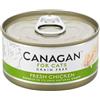Canagan Pollo Fresco Umido per Gatti 75gr - 75 g, Singola