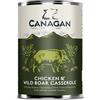 Canagan Chicken & Wild Boar Casserole Umido per Cani - 400 g, Singola