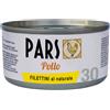 Pars KIT 6x Pars Monoproteico Filettini al Naturale Pollo per Cani e Gatti - 85 g, 6 pezzi - PREZZO A CONFEZIONE