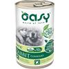 Oasy KIT 12x Oasy Umido Monoproteico Coniglio per Cani 400gr - 400 g, 12 pezzi - PREZZO A CONFEZIONE
