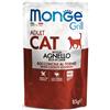 Monge KIT 12x Monge Bocconcini Grill con Agnello per Gatti - 85 g, 12 pezzi - PREZZO A CONFEZIONE