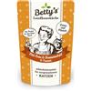 Betty's Landhausküche Anatra con Olio di Borragine Umido per Gatti - 100 g, Singola