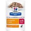 Hill's Prescription Diet KIT 12x Hill's c/d Urinary Stress con Pollo Prescription Diet Feline Umido in Busta - 85 g, 12 pezzi - PREZZO A CONFEZIONE