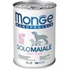 Monge Monoprotein Solo Maiale per Cani - 400 g, Singola