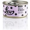 Natural Code Lev al Pollo e Manzo in Lattina per Gatti - 70 g, 12 pezzi