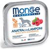 Monge Monoprotein Anatra con Lamponi per Cani - 150 g, 12 pezzi
