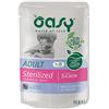 Oasy KIT 12x Oasy Bocconcini Sterilized al Salmone per Gatti 85gr - 85 g, 12 pezzi - PREZZO A CONFEZIONE