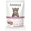 Amanova Sensitive al Salmone e Tacchino P11 per Gatti - 85 g, Singola