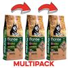 Monge KIT 3x Monge BWild Grain Free Salmone e Piselli Adult per Cani - 12 Kg, 3 pezzi - PREZZO A CONFEZIONE