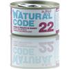 Natural Code KIT 6x Natural Code Jelly Tonno e Fegato di Manzo per Gatti 85gr - 85 g, 6 pezzi - PREZZO A CONFEZIONE