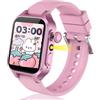 Moikmlih Orolog 32 Giochi Smartwatch Bambini,smartwatch bambina con 22 Sfondi animati,Fotocamera,3 Modalità Sportive,Sveglia,Audiobook,Imparare la carta,Musica,Contapassi,registratore,Regali per ragazze e raga