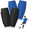 Omtofo 2 Paio di Parastinchi Calcio Bambino, Con Imbottitura Lunga a Nido D'ape, Manica Protettiva per Polpacci, Traspiranti e Non Slip, Parastinchi Calcio Professionali Antiurto