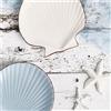 Villa Altachiara 2 piatti aperitivo forma a conchiglia 14x14x2cm