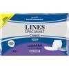 Lines Specialist Classic Unisex Maxi Pannoloni Sagomati 30 Pezzi