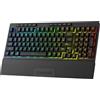Redragon K515 PRO Shiva RGB Wireless 98 tasti Tastiera da gioco a membrana meccanica, interruttore lineare liscio, poggiapolsi staccabile - Black