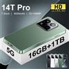 CHOTOG Brand New 14T Pro Smartphone 5G 7.3HD Doppia SIM Card 22G + 2TB Telefono cellulare 8000mAh Android Versione globale Telefoni cellulari Cellulari - Black