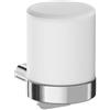 Inda Dispenser sapone a leva Mito cromo lucido/vetro satinato 250 ml