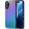 ZAGG Milan Snap Case Rinforzato in Grafene per iPhone 16 [6,1 pollici], MagSafe Compatibile, Anti-Giallo, Design Sottile, Presa Sicura, Shockproof (Raven Feather)