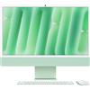 Apple iMac PC All-in-One 24 Display 4,5K Chip M4 RAM 16 GB SSD 256 GB MacOS colore Verde - MWUY3T/A