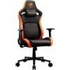 Cougar Sedia gaming Cougar Defensor F max 120kg Nero/Arancione [CGR-DFF]
