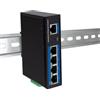 Logilink Switch industriale LogiLink NS202 Non gestito 5 porte 10/100/1000 PoE Nero [NS202]