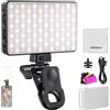 NEEWER BASICS Luce Selfie LED Compatibile con iPhone Fotocamera Laptop Computer Webcam per Videoconferenze Registrazione Chiamate Zoom, Luce di Riempimento a Clip Dimmerabile 2500-9000K CRI95+,BL120B